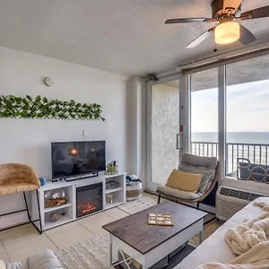 Top-floor With 2 Oceanfront Balconies! Daytona Beach